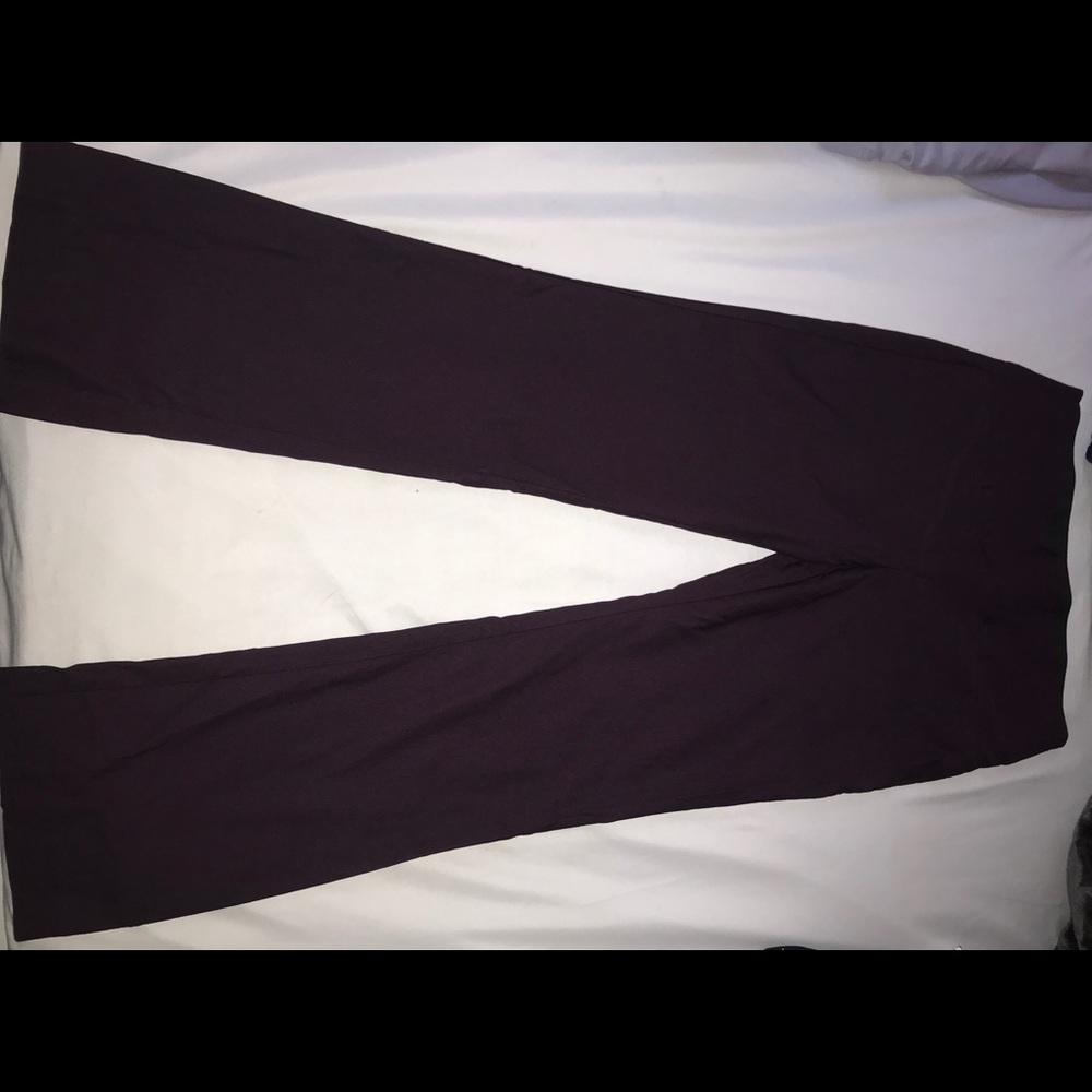 Purple stretchy dress pants super comfy size L/XL